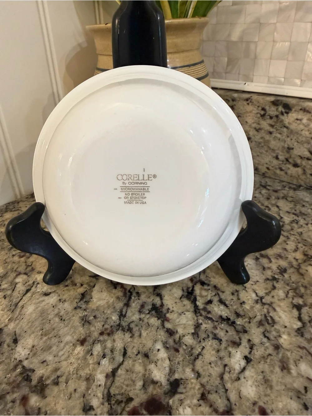 Corelle Winter Frost White Plain White Soup Cereal Bowls Set of 4
